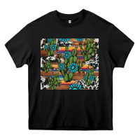 Black cactus gemstone Heavy Core Tee - AdoDesignShop