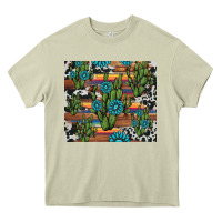 Mossy cactus gemstone Heavy Core Tee - AdoDesignShop
