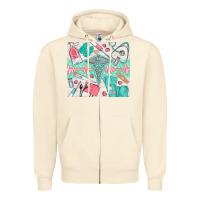 Sandshell nurse medical equipment Zipper Hoodie - TumblerDesignByShophia