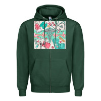 Sports Green nurse medical equipment Zipper Hoodie - TumblerDesignByShophia