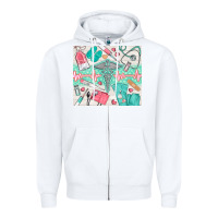 White nurse medical equipment Zipper Hoodie - TumblerDesignByShophia