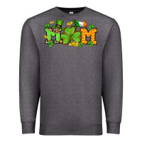 Charcoal Heather St. Patrick's Day mom Premium Sweatshirt - OliviaCreatesArt