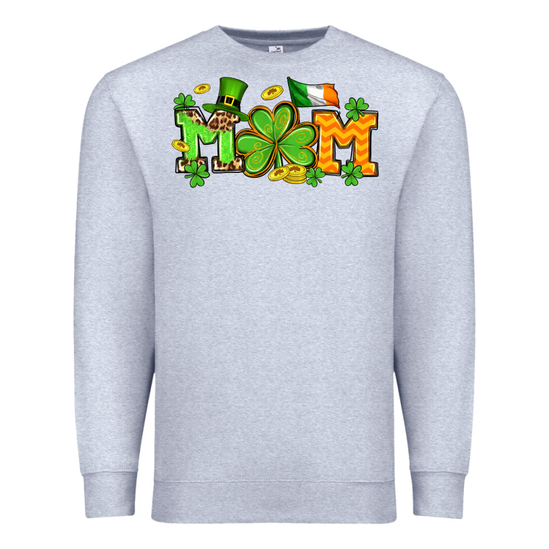 St. Patrick's Day Mom Premium Sweatshirt by OliviaCreatesArt | Teevron