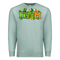 Seafoam St. Patrick's Day mom Premium Sweatshirt - OliviaCreatesArt