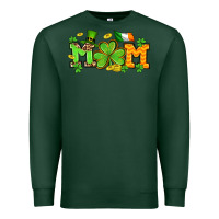 Sports Green St. Patrick's Day mom Premium Sweatshirt - OliviaCreatesArt