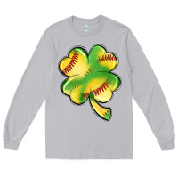 Moon Dust st. patrick's day clover softball Long Sleeve Tee - Artiststas
