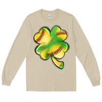 Mushroom st. patrick's day clover softball Long Sleeve Tee - Artiststas