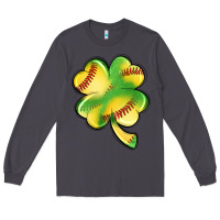 Smoke st. patrick's day clover softball Long Sleeve Tee - Artiststas