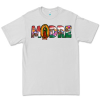 Dove Grey mexican flag our lady of guadalupe madre Premium Tee - JahusDesignShop