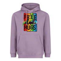 Lavender free dad hugs Heavyweight Hoodie - OliviaCreatesArt