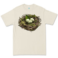 Bone Bird Nest With Eggs Premium Tee - LillyAllenDesigns