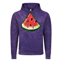 Cloud Purple watermelon sliece Vintage Hoodie - Jasminsmagicworld