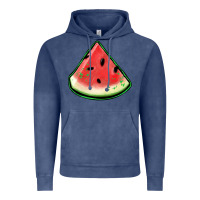 Vintage Denim watermelon sliece Vintage Hoodie - Jasminsmagicworld