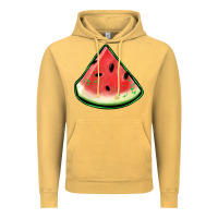 Vintage Mustard watermelon sliece Vintage Hoodie - Jasminsmagicworld