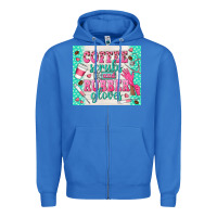True Royal coffee scrubs and rubber gloves Zipper Hoodie - TumblerDesignByShophia