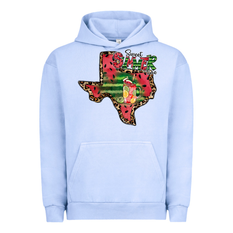 Sweet Summer Time Texas Urban Hoodie by CowhideDigitalArt | Teevron