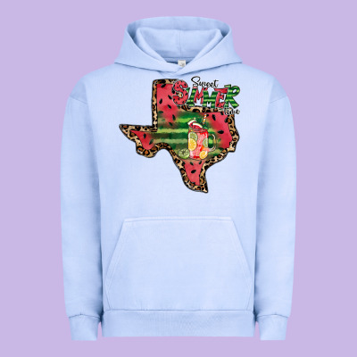 Sweet Summer Time Texas Urban Hoodie Designed By Cowhidedigitalart