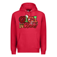 Cardinal Gigi claus christmas mother's day Premium Hoodie - HowdyJamesFarm