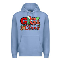 Colony Blue Gigi claus christmas mother's day Premium Hoodie - HowdyJamesFarm