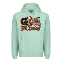 Seafoam Gigi claus christmas mother's day Premium Hoodie - HowdyJamesFarm