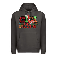 Smoke Gigi claus christmas mother's day Premium Hoodie - HowdyJamesFarm