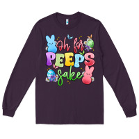 Plum oh for peeps sake Long Sleeve Tee - Artiststas