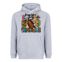 Heather Grey long live cowgirls Heavyweight Hoodie - OliviaCreatesArt