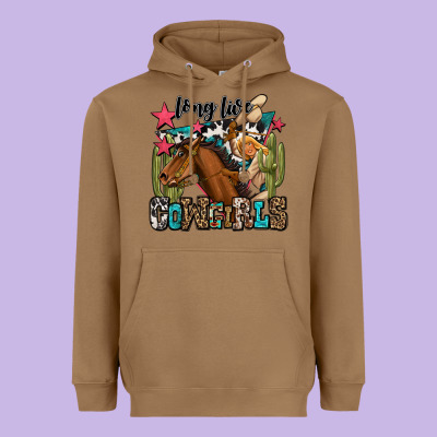 Long Live Cowgirls Heavyweight Hoodie Designed By Oliviacreatesart