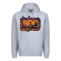 Heather Grey boo Premium Hoodie - JahusDesignShop