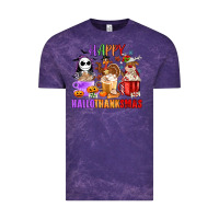 Cloud Purple happy hallothanksmas Vintage Tee - MaliasSmallBusiness