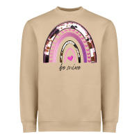 Mushroom Valentines Day Rainbow, Valentines Day Rainbow Cowhide, Heavyweight Sweatshirt - Bettercallsaul