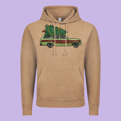 Christmas Vacation Car Vintage Hoodie Designed By Maliassmallbusiness