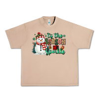 Burro tis the season to sparkle snowman Urban Heavy Tee - MaliasSmallBusiness