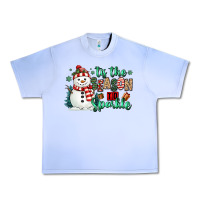 Grape Ice tis the season to sparkle snowman Urban Heavy Tee - MaliasSmallBusiness