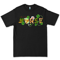 Black st patricks day nurse Premium Tee - BarkalooDesign