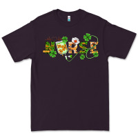 Plum st patricks day nurse Premium Tee - BarkalooDesign