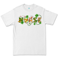 White st patricks day nurse Premium Tee - BarkalooDesign