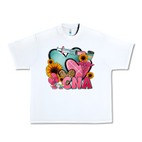 White cna nurse Urban Heavy Tee - JahusDesignShop