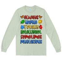 Matcha always unique totally intelligent sometimes myster Long Sleeve Tee - Artiststas