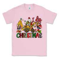 Bubblegum Pink I Dig Christmas Classic Tee - MaliasSmallBusiness
