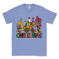 Colony Blue I Dig Christmas Classic Tee - MaliasSmallBusiness