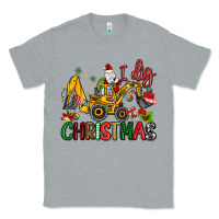 Heather Grey I Dig Christmas Classic Tee - MaliasSmallBusiness