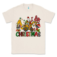 Natural I Dig Christmas Classic Tee - MaliasSmallBusiness