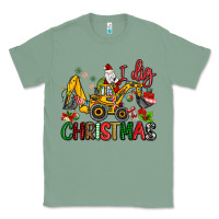 Sage I Dig Christmas Classic Tee - MaliasSmallBusiness