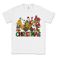 White I Dig Christmas Classic Tee - MaliasSmallBusiness
