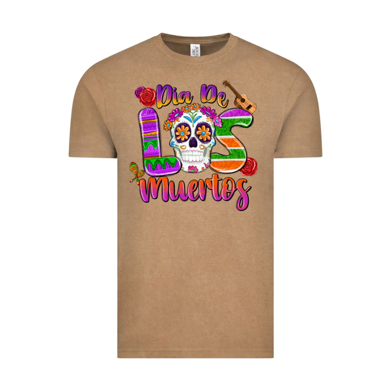 Dia De Los Muertos Vintage Tee by MaliasSmallBusiness | Teevron