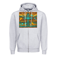 Heather Grey western cross Zipper Hoodie - TumblerDesignByShophia