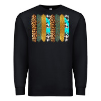 Black western brushstrokes Premium Sweatshirt - OliviaCreatesArt