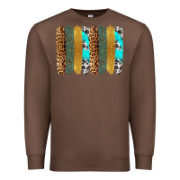 Chestnut western brushstrokes Premium Sweatshirt - OliviaCreatesArt