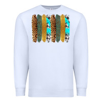 White western brushstrokes Premium Sweatshirt - OliviaCreatesArt